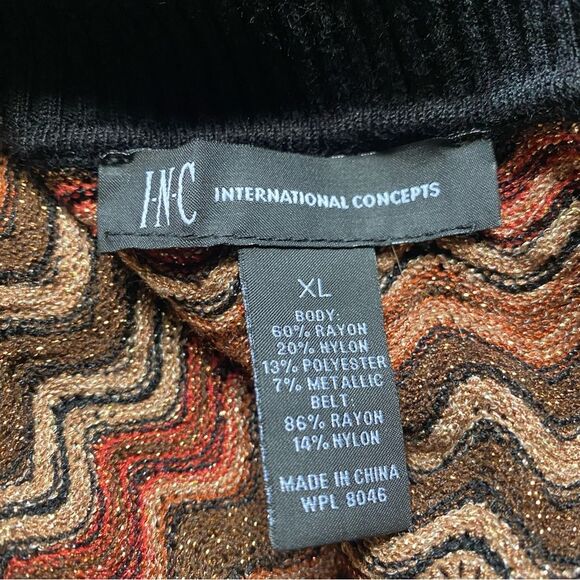 New INC Iris Apfel X Macy’s Collaboration Metallic Dress Size XL - Picture 6 of 8